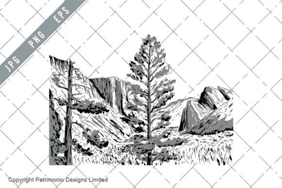 Download Wawona Tunnel Vista View Yosemite Line - Tunnel Collection