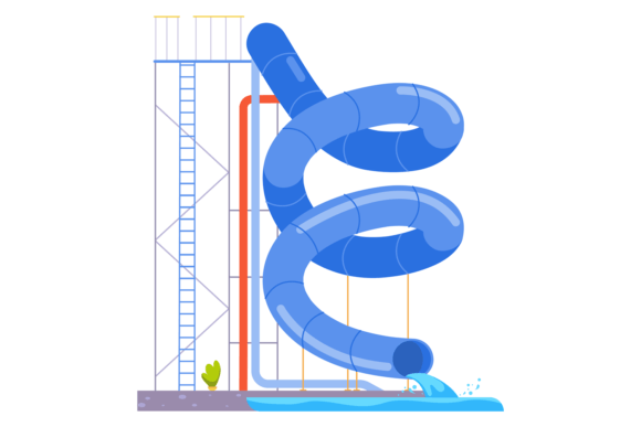Download Water Ride Spiral Tunnel. Beach Park Att - Tunnel Collection