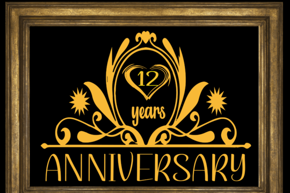 Download 12 Years Anniversary Editable Design - Premium Resources