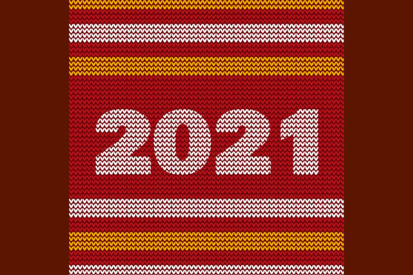 Download Happy New Year 2021 Knitting Pattern - Happy Collection