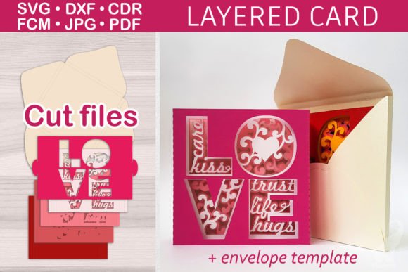 Download 3D Tunnel Layered Card with Envelope SVG - Tunnel Collection