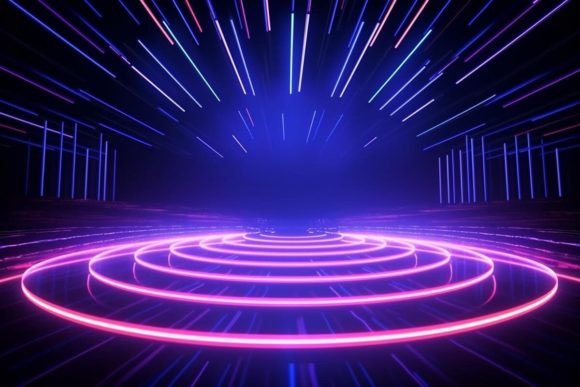 Download Neon Theme Neon Art Neon Tunnel - Tunnel Collection