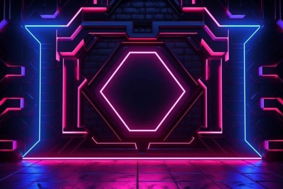 Download Neon Tunnel Neon Background - Tunnel Collection