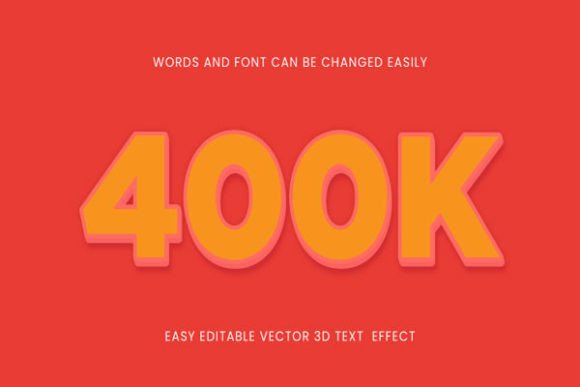 Download Text  - Effect 400k Editable Design - Editable design Collection