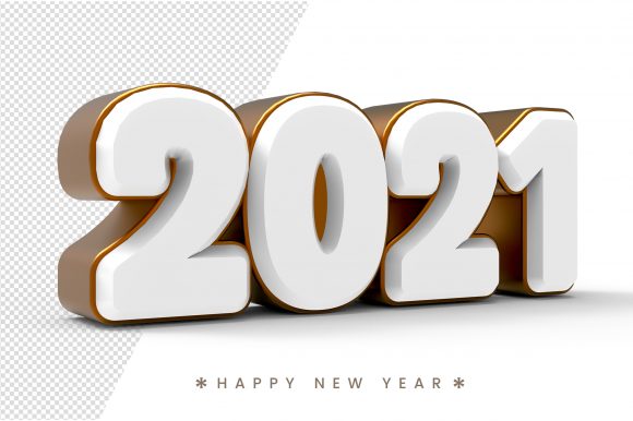 Download Happy New Year 2021 3d Text Isolated - Happy Collection